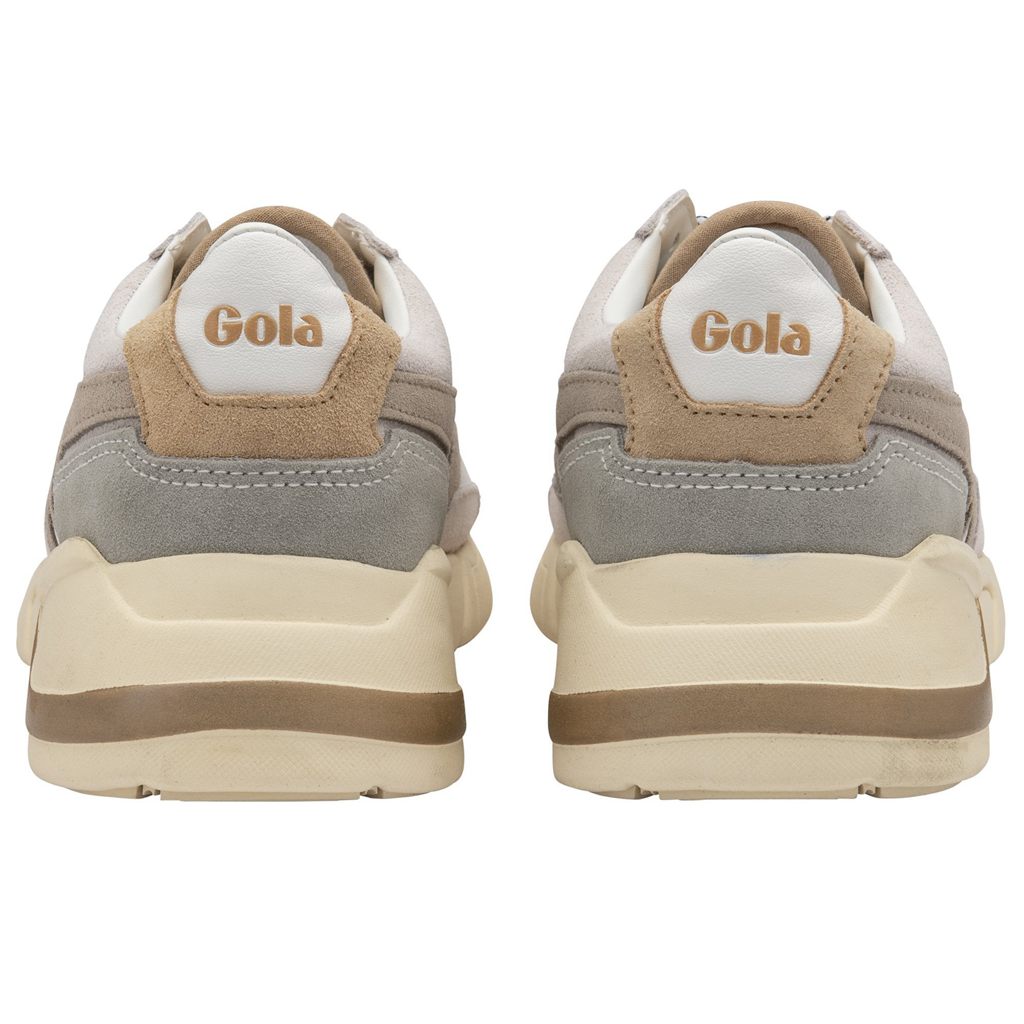 Gola Classics Eclipse Pure Sneakers Białe Szare Polska | 1983LYQST