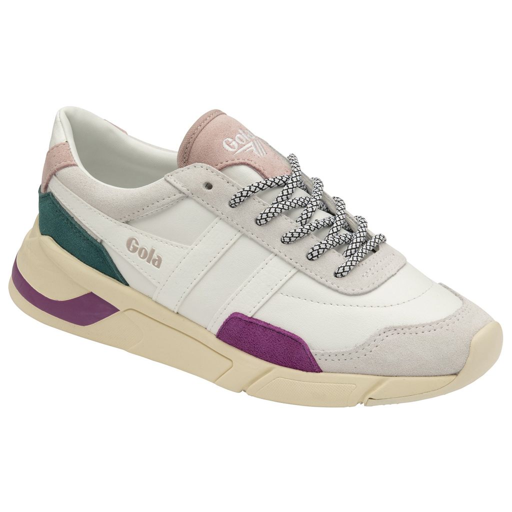 Gola Classics Eclipse Trident Sneakers Białe Różowe Polska | 7086XBNSV