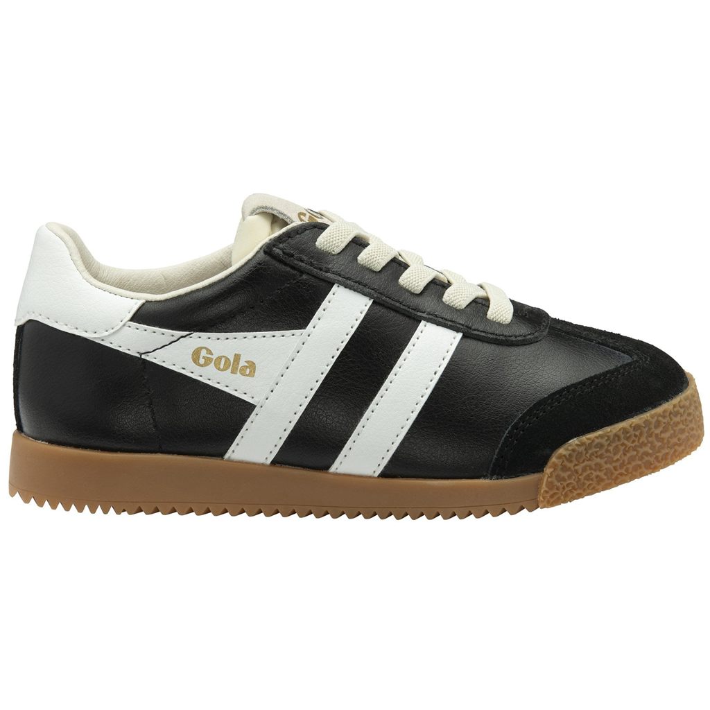 Gola Classics Elan Leather Sneakers Czarne Białe Polska | 8690EBXYZ