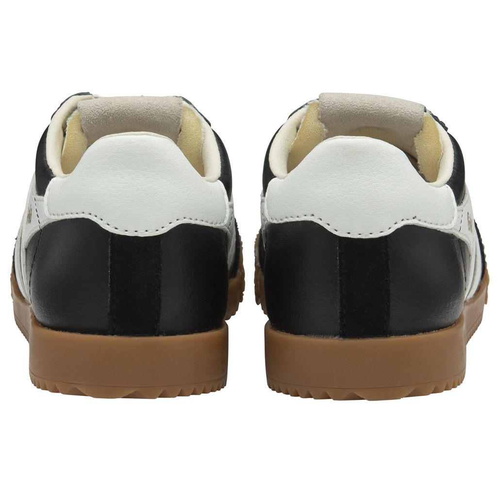 Gola Classics Elan Leather Sneakers Czarne Białe Polska | 8690EBXYZ