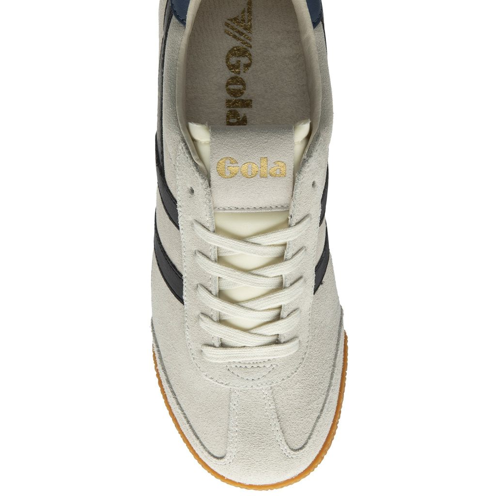 Gola Classics Elan Sneakers Białe Czarne Polska | 6320CWGIB