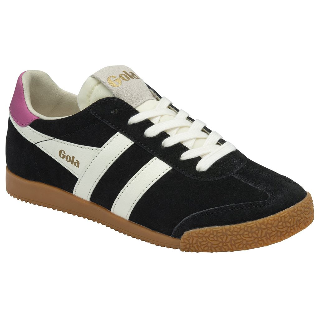 Gola Classics Elan Sneakers Czarne Białe Fuksja Polska | 6958GKFXD