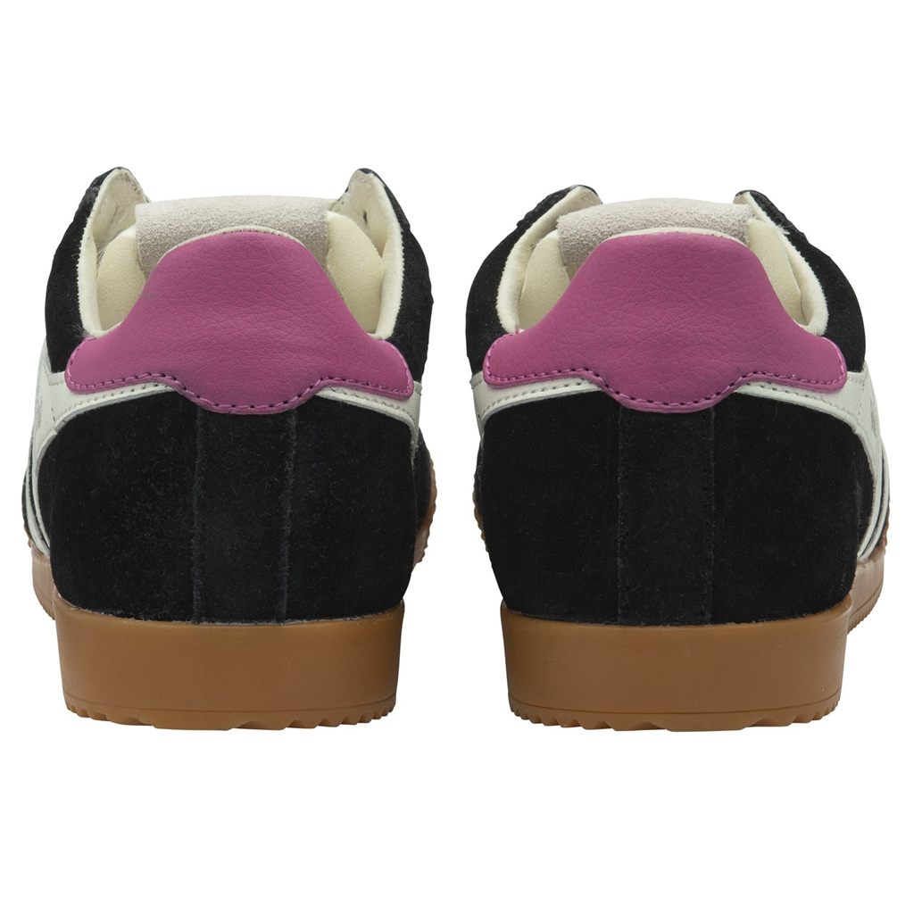 Gola Classics Elan Sneakers Czarne Białe Fuksja Polska | 6958GKFXD