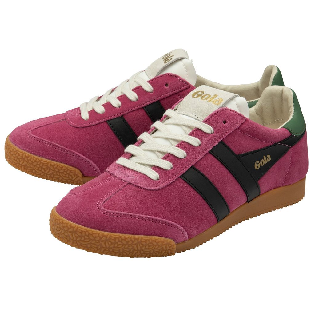 Gola Classics Elan Sneakers Fuksja Czarne Polska | 8715NJXAP