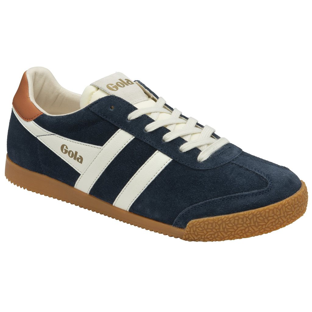 Gola Classics Elan Sneakers Granatowe Białe Pomarańczowe Polska | 5239YKAGP