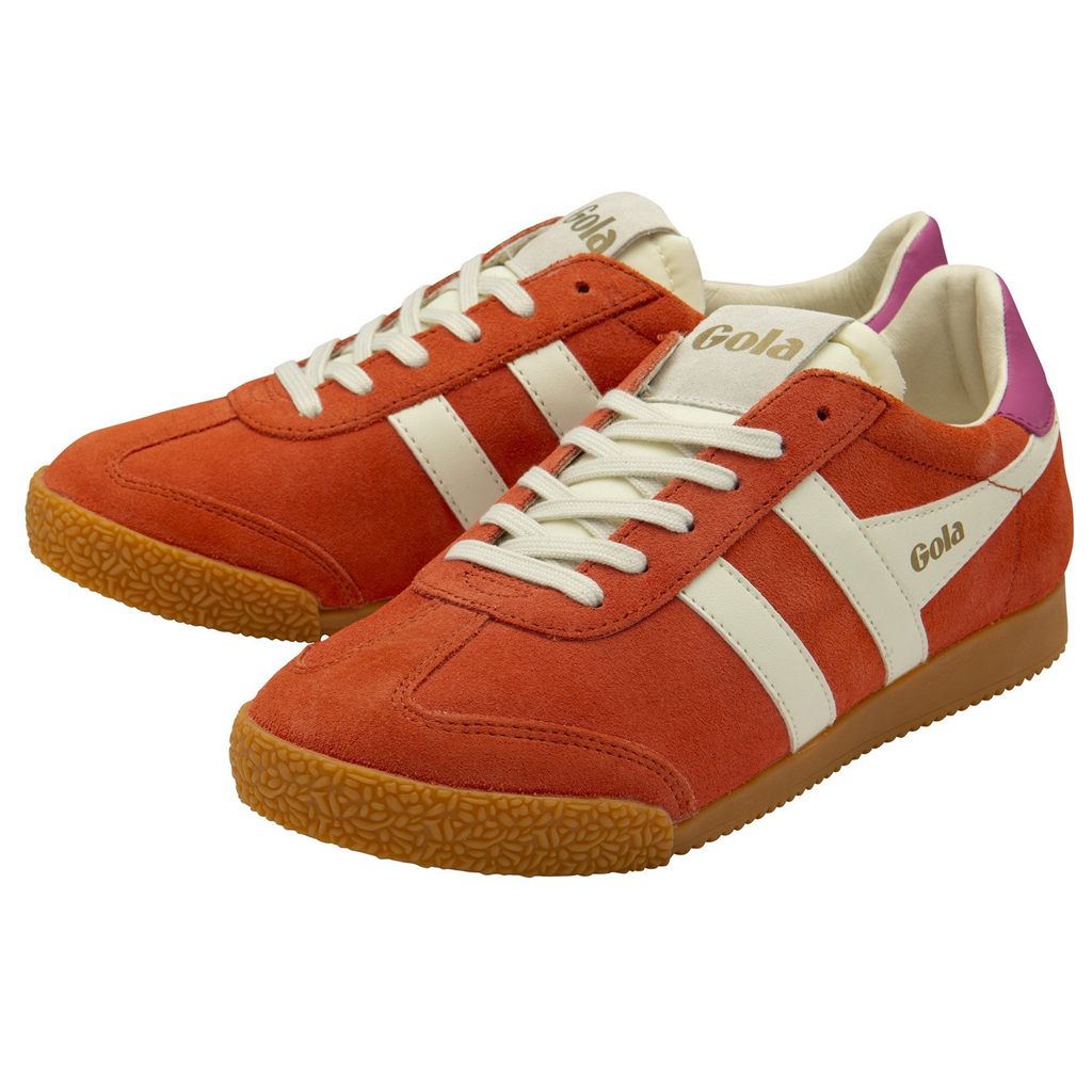 Gola Classics Elan Sneakers Koralowe Białe Fuksja Polska | 9230OLSHB