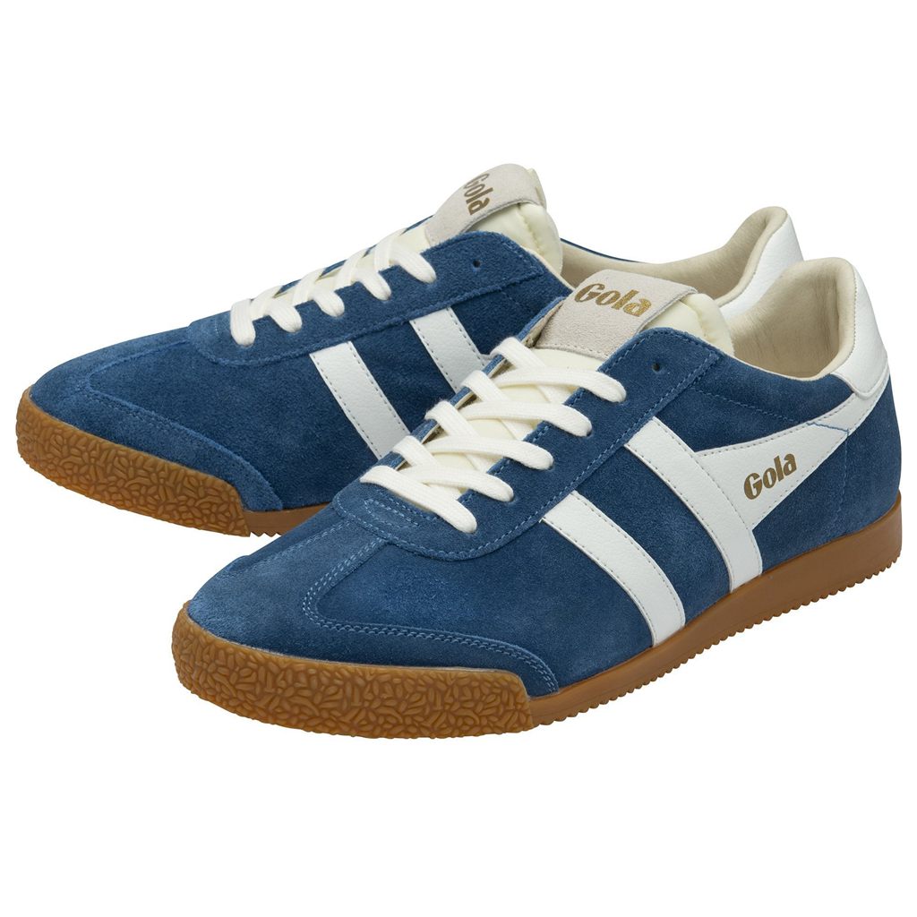 Gola Classics Elan Sneakers Niebieskie Białe Polska | 4982LIMZD