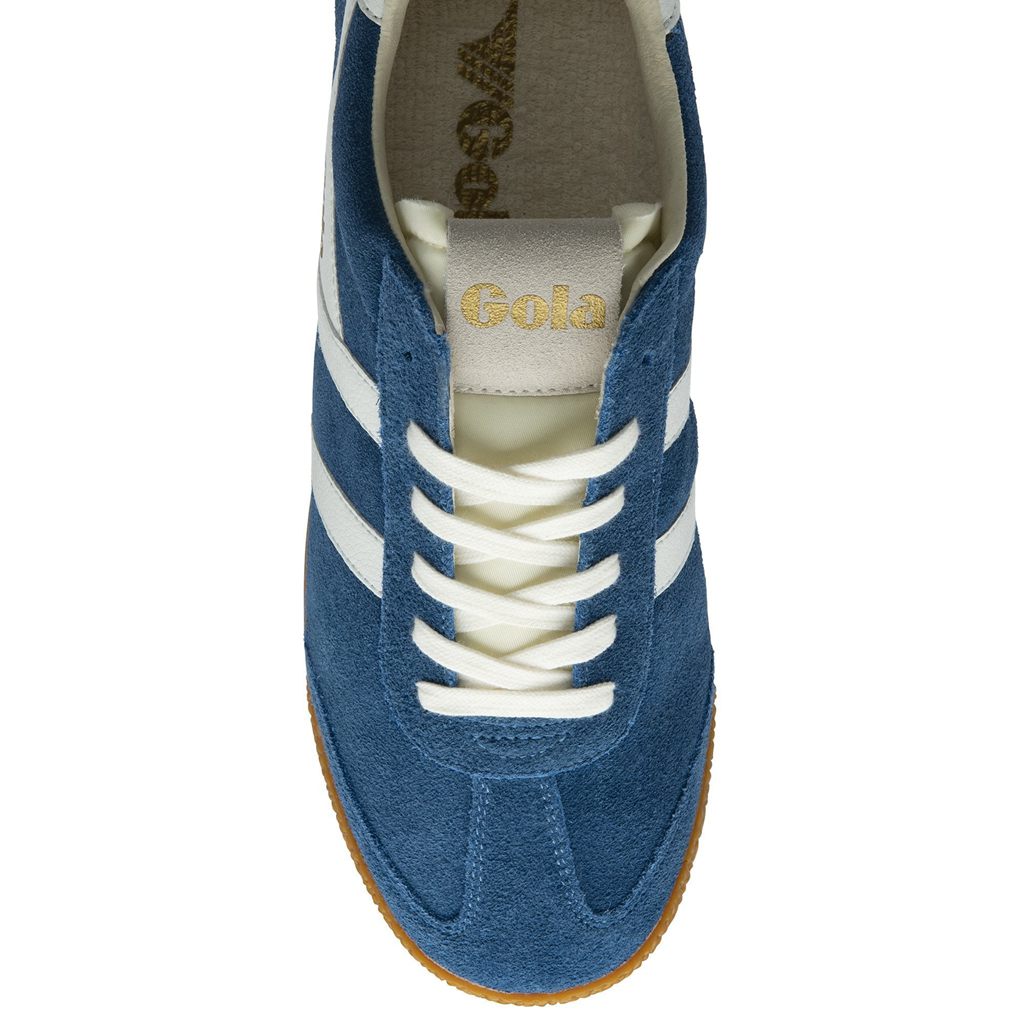 Gola Classics Elan Sneakers Niebieskie Białe Polska | 4982LIMZD