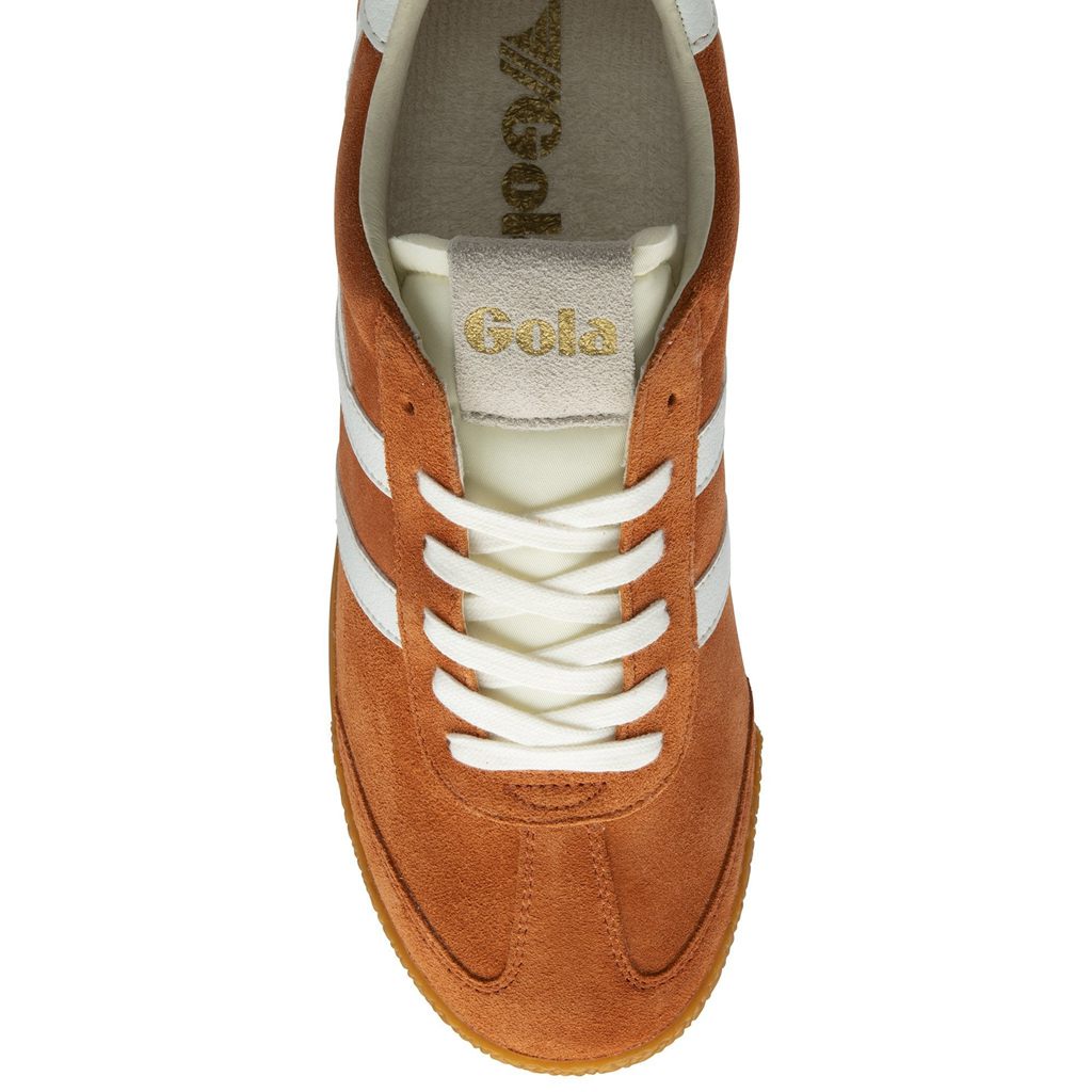 Gola Classics Elan Sneakers Pomarańczowe Białe Polska | 6078OLAJG