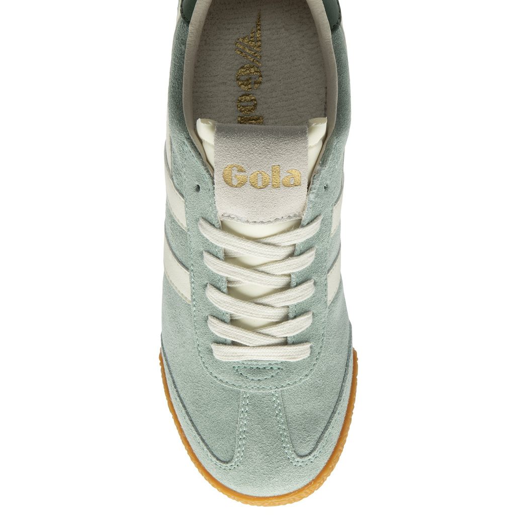 Gola Classics Elan Sneakers Zielone Białe Polska | 9468HDCSR