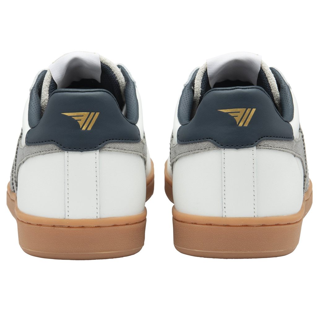 Gola Classics Equipe II Leather Sneakers Białe Granatowe Polska | 0691NEWYL