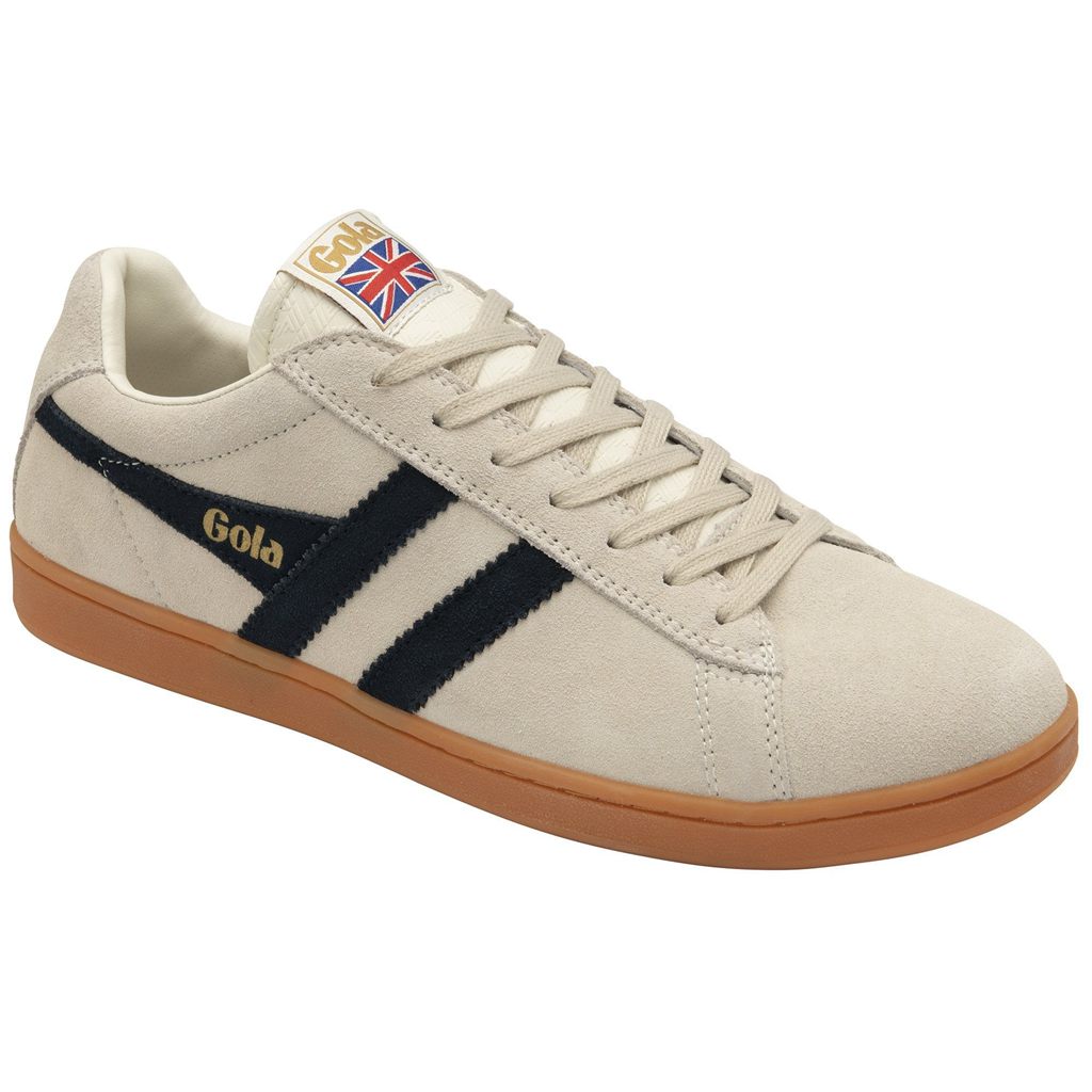 Gola Classics Equipe Suede Sneakers Białe Niebieskie Polska | 7398MOUCQ