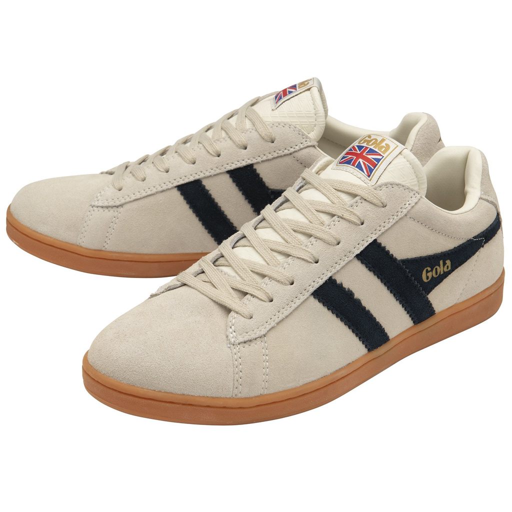 Gola Classics Equipe Suede Sneakers Białe Niebieskie Polska | 7398MOUCQ