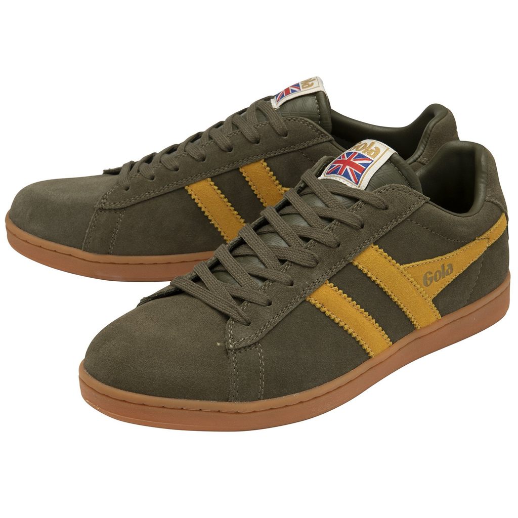 Gola Classics Equipe Suede Sneakers Khaki Polska | 0172CLRXP