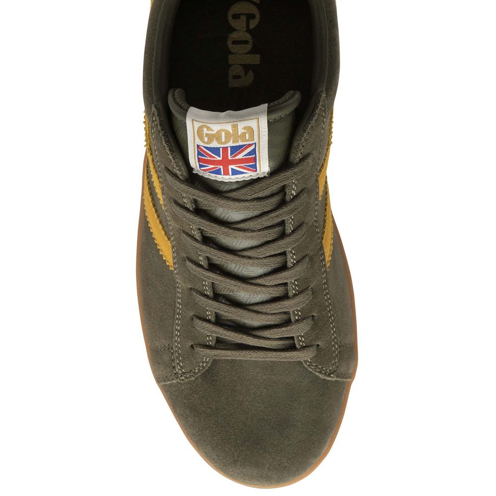 Gola Classics Equipe Suede Sneakers Khaki Polska | 0172CLRXP
