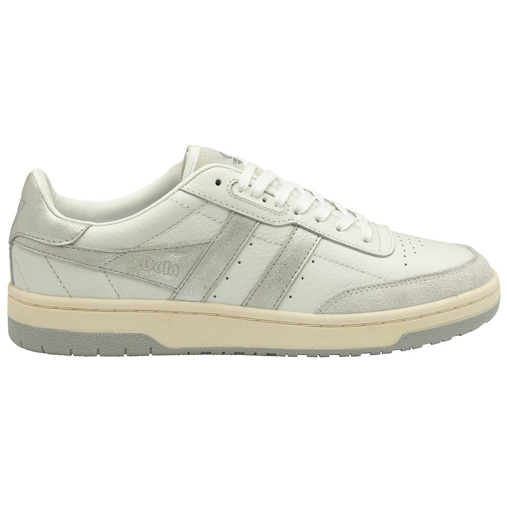 Gola Classics Falcon Mirror Sneakers Białe Srebrne Polska | 8230MQRVY