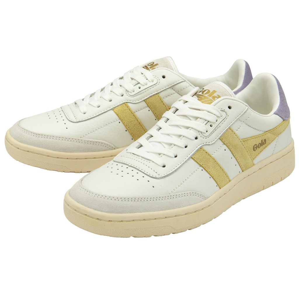 Gola Classics Falcon Sneakers Białe Cytrynowy Lawenda Polska | 5780JPXZU