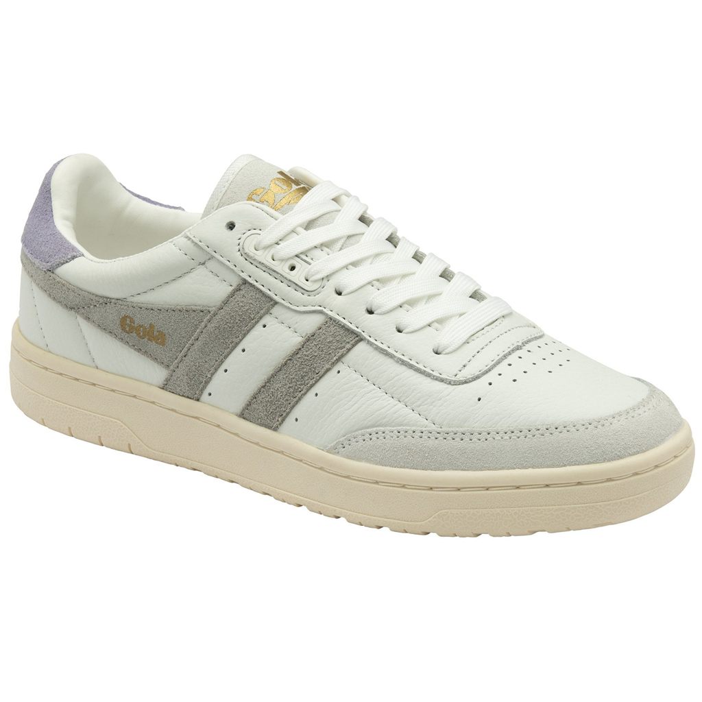 Gola Classics Falcon Sneakers Białe Głęboka Szare Lawenda Polska | 5769BEDUQ