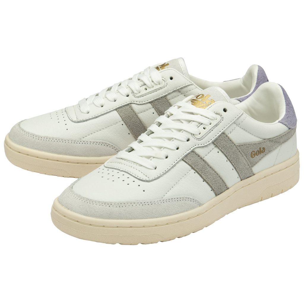Gola Classics Falcon Sneakers Białe Głęboka Szare Lawenda Polska | 5769BEDUQ