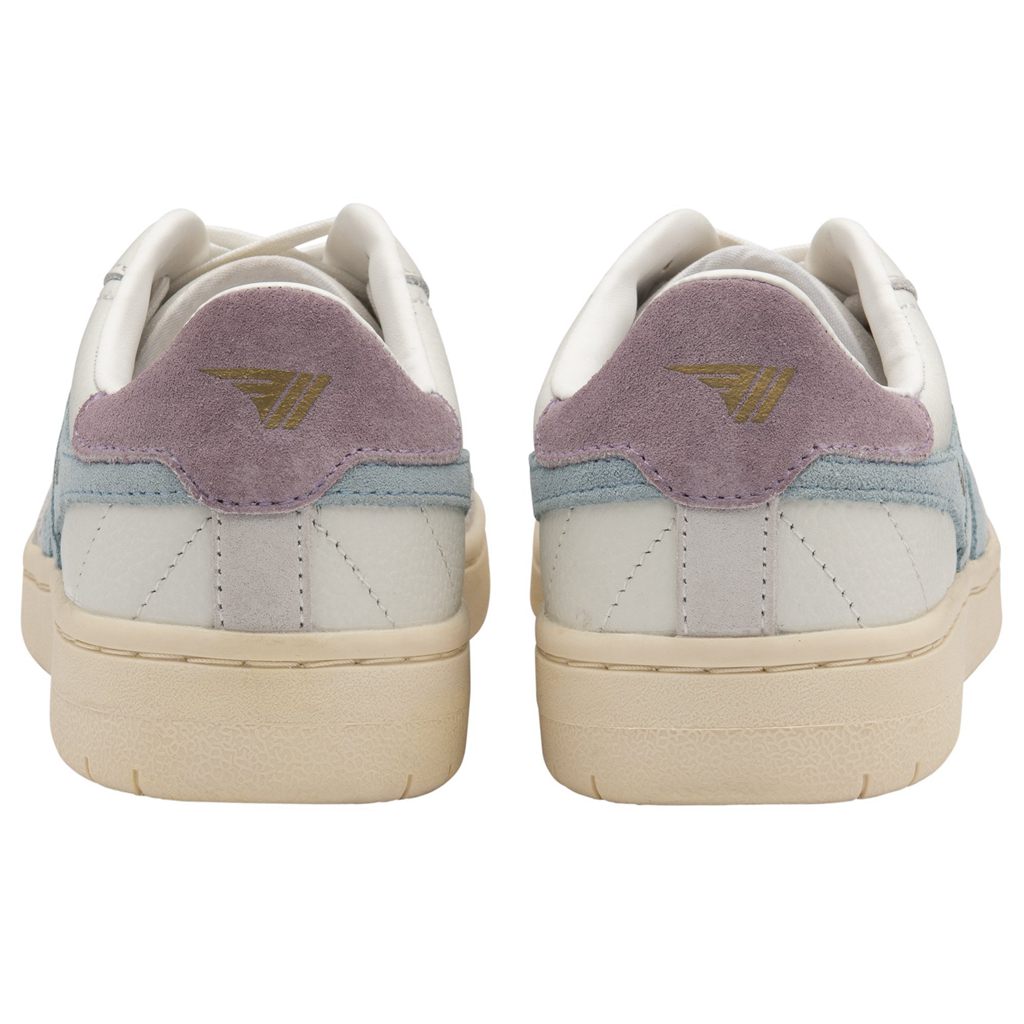 Gola Classics Falcon Sneakers Białe Niebieskie Polska | 2037QLNVO