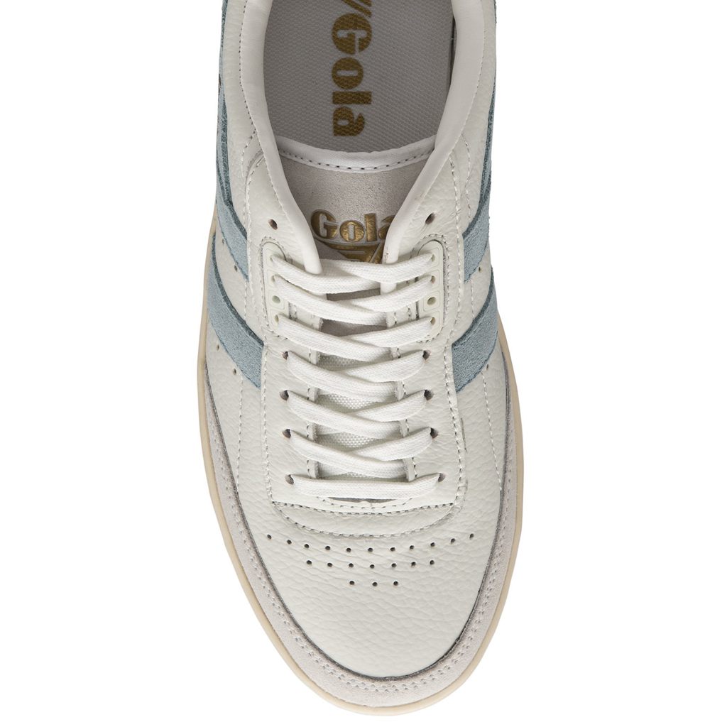 Gola Classics Falcon Sneakers Białe Niebieskie Polska | 2037QLNVO
