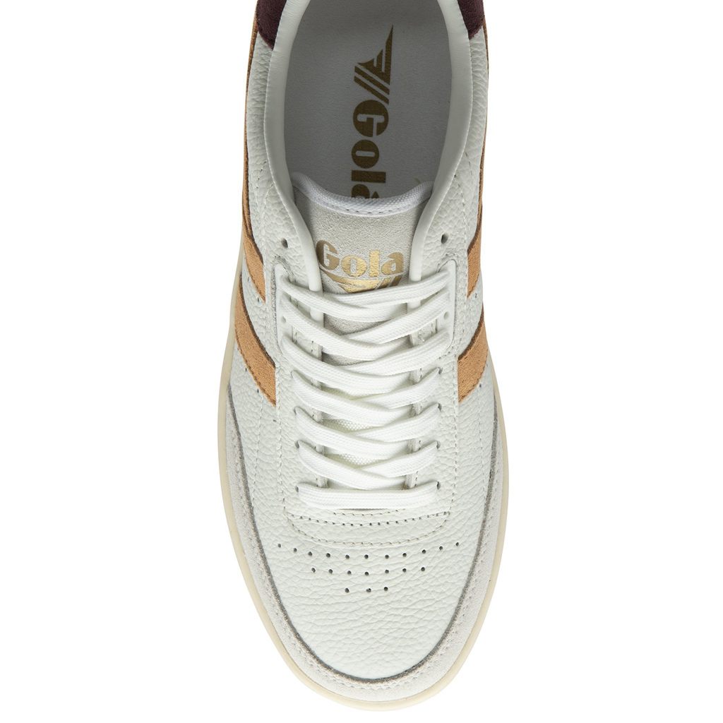 Gola Classics Falcon Sneakers Białe Polska | 2419PMOCU