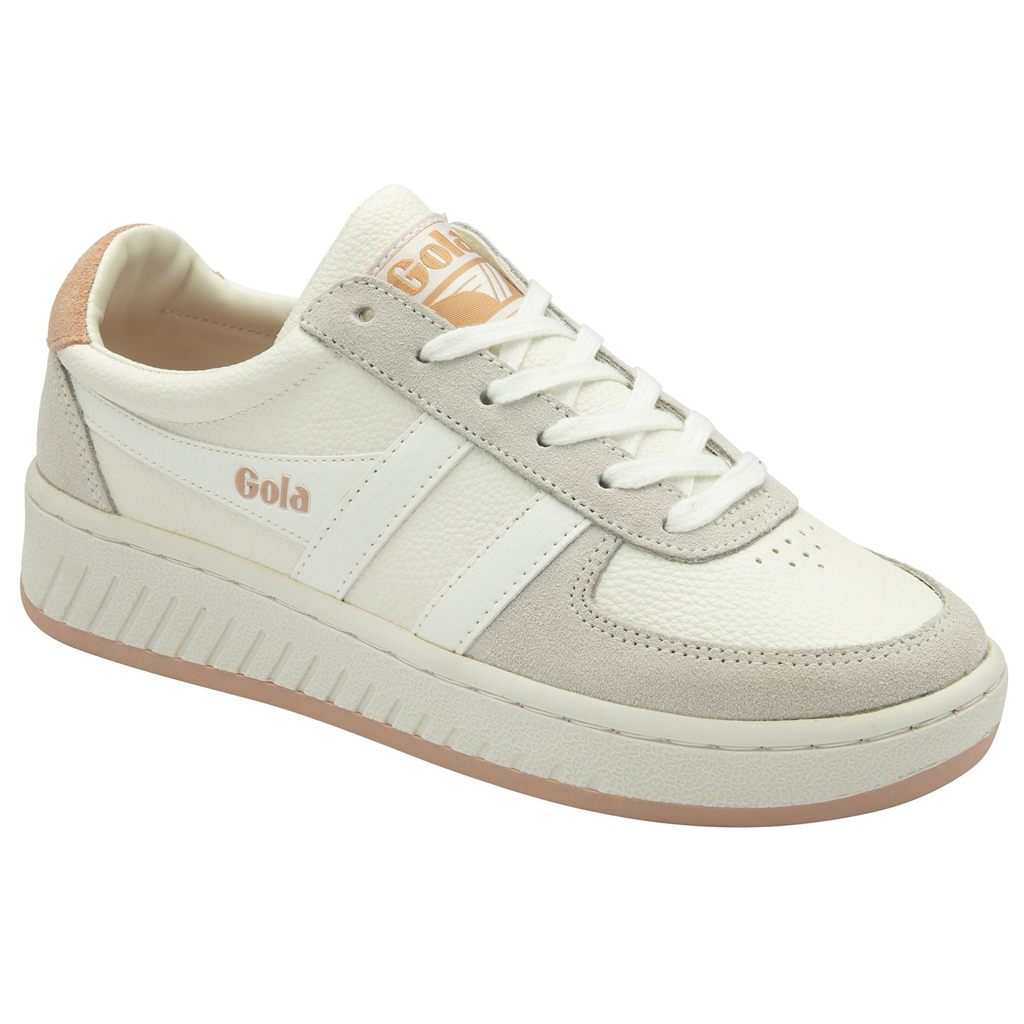 Gola Classics Grandslam '88 Sneakers Białe Różowe Polska | 8605FRAVP