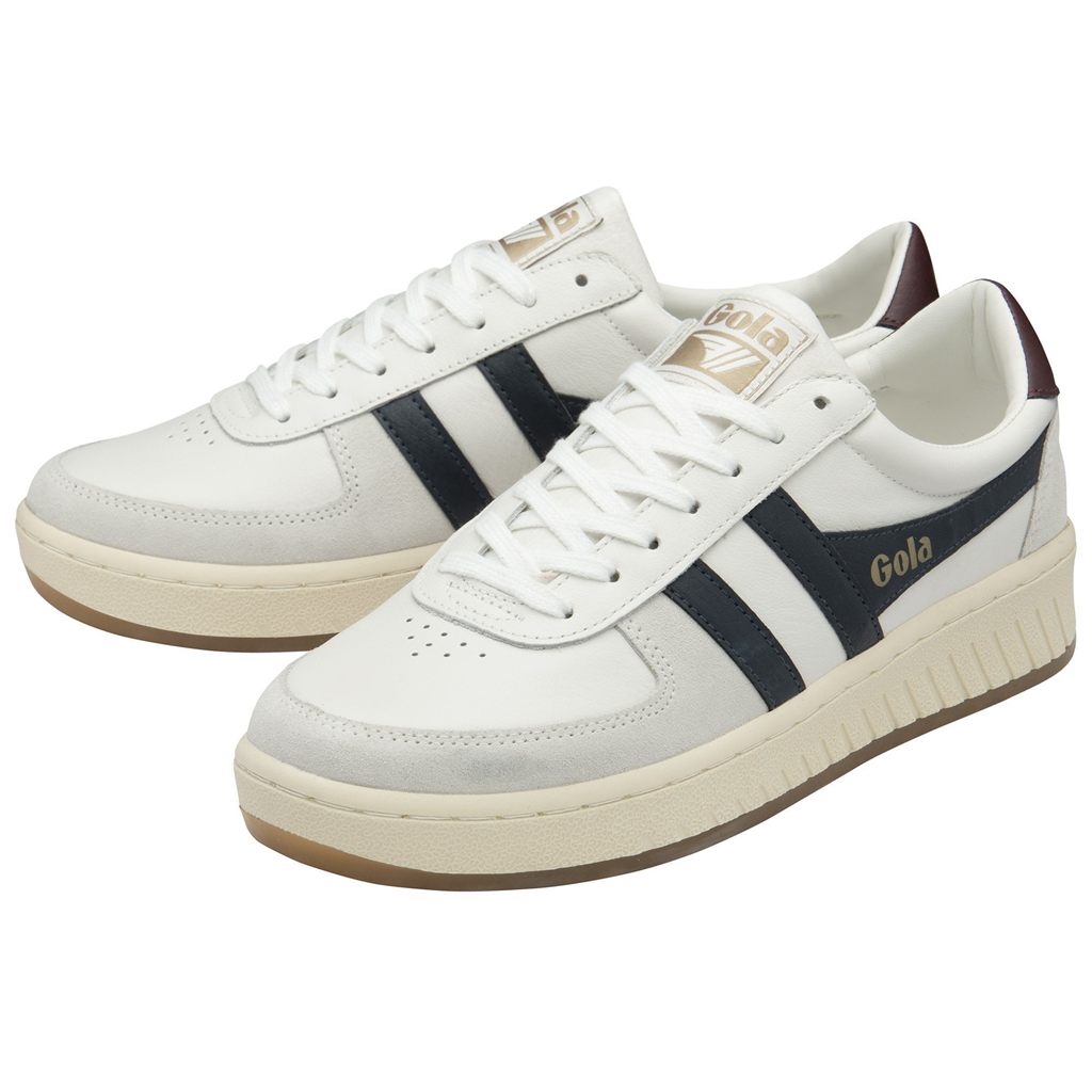 Gola Classics Grandslam Classic Sneakers Białe Granatowe Bordowe Polska | 2634YLVUS