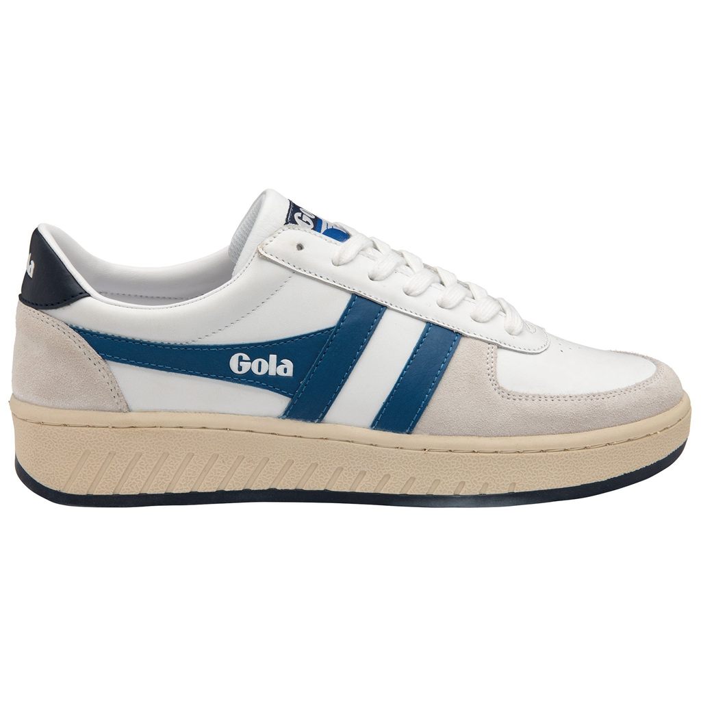Gola Classics Grandslam Classic Sneakers Białe Niebieskie Granatowe Polska | 3826HGAKC