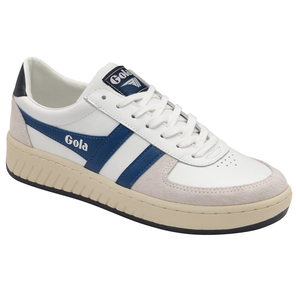 Gola Classics Grandslam Classic Sneakers Białe Niebieskie Granatowe Polska | 3826HGAKC