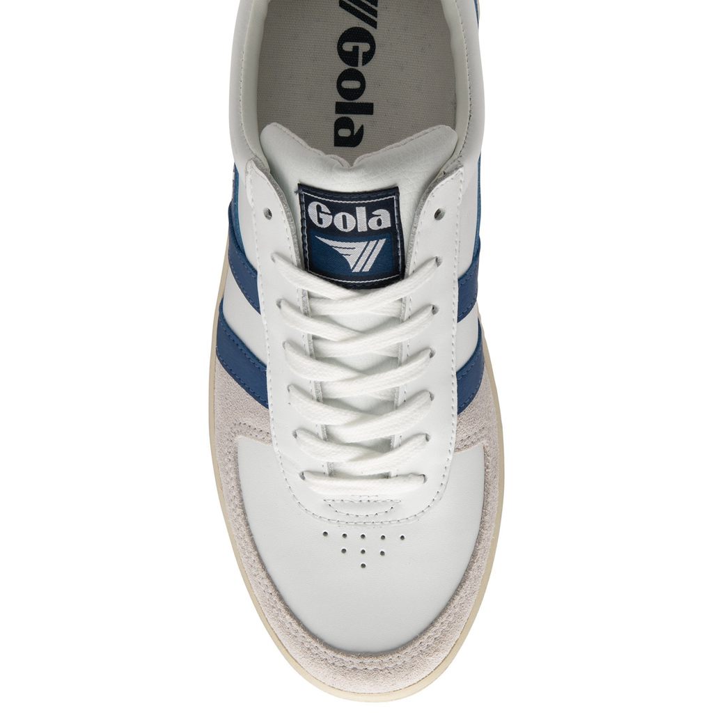 Gola Classics Grandslam Classic Sneakers Białe Niebieskie Granatowe Polska | 3826HGAKC