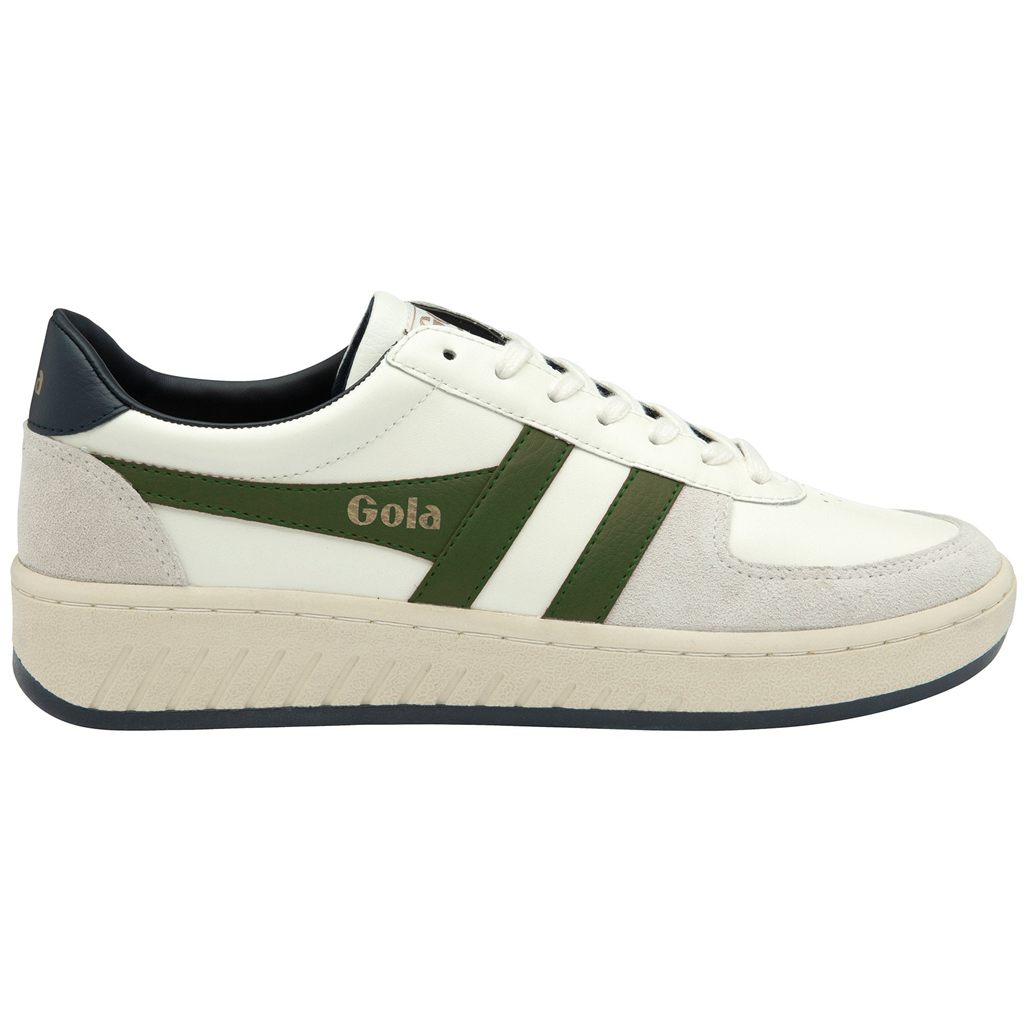 Gola Classics Grandslam Classic Sneakers Białe Ciemny Zielone Granatowe Polska | 7201KRZLQ