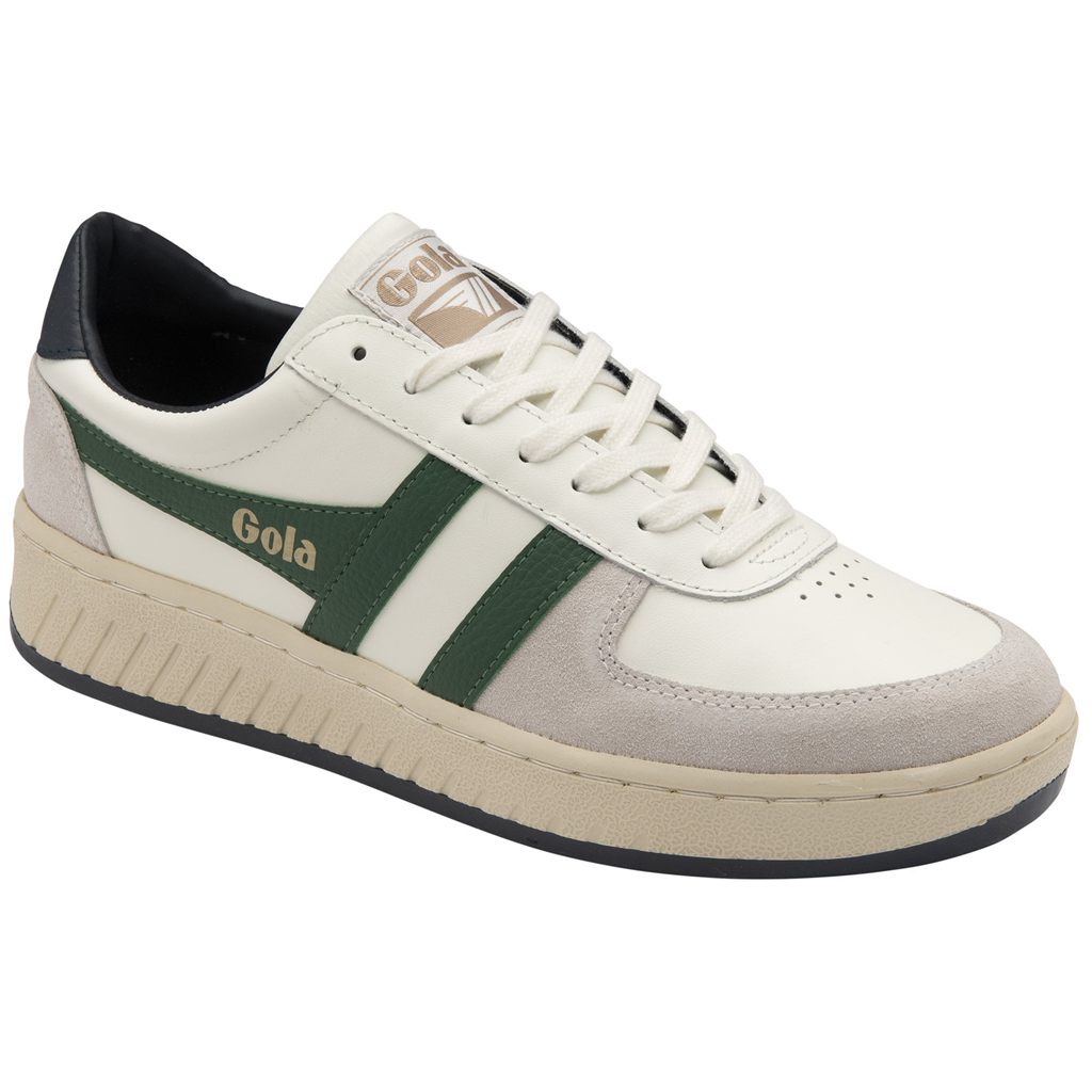 Gola Classics Grandslam Classic Sneakers Białe Ciemny Zielone Granatowe Polska | 7201KRZLQ