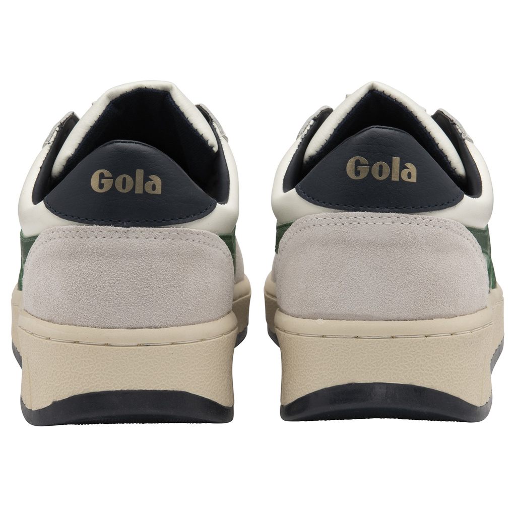 Gola Classics Grandslam Classic Sneakers Białe Ciemny Zielone Granatowe Polska | 7201KRZLQ