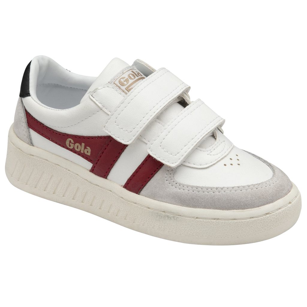 Gola Classics Grandslam Classic Strap Sneakers Białe Jasny Czerwone Czarne Polska | 4698MYINW