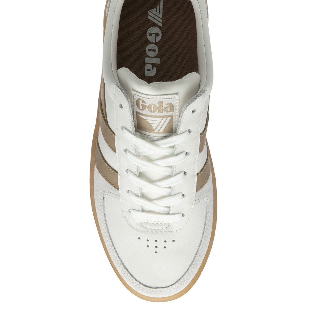 Gola Classics Grandslam Elite Sneakers Białe Głęboka Paw Polska | 3624HUXON