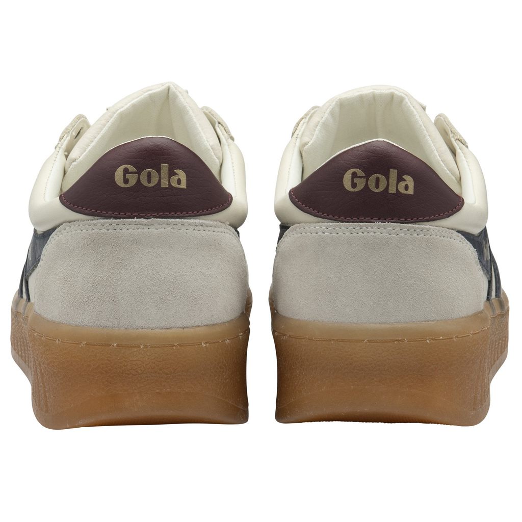 Gola Classics Grandslam Elite Sneakers Białe Granatowe Bordowe Polska | 0718WFVOS