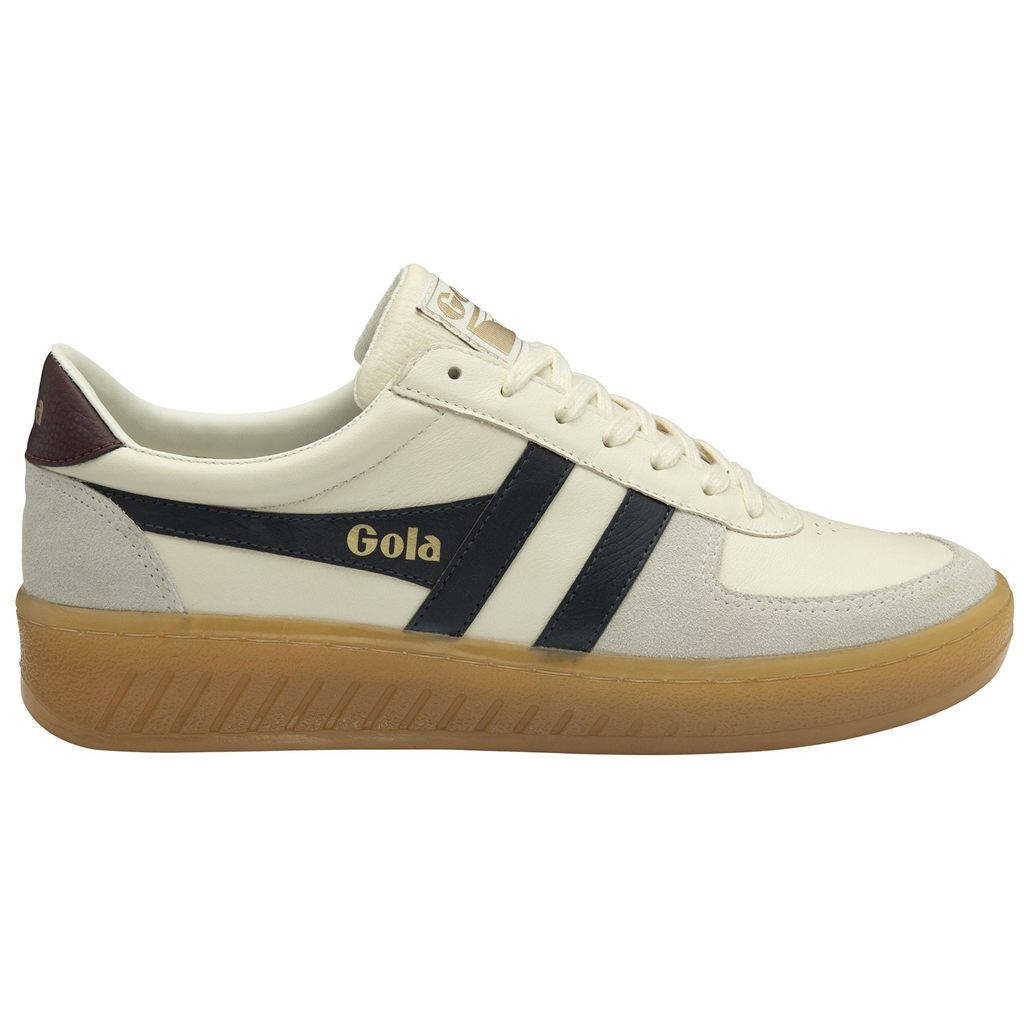 Gola Classics Grandslam Elite Sneakers Białe Granatowe Bordowe Polska | 0718WFVOS