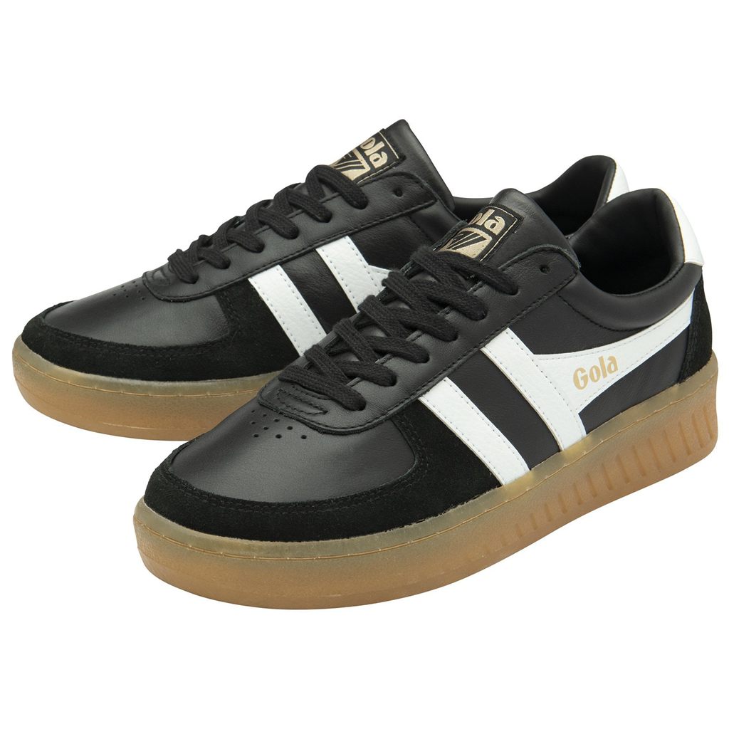 Gola Classics Grandslam Elite Sneakers Czarne Białe Polska | 3054PWZTE