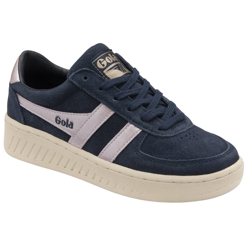 Gola Classics Grandslam Flame Sneakers Granatowe Różowe Polska | 2645RQCLJ