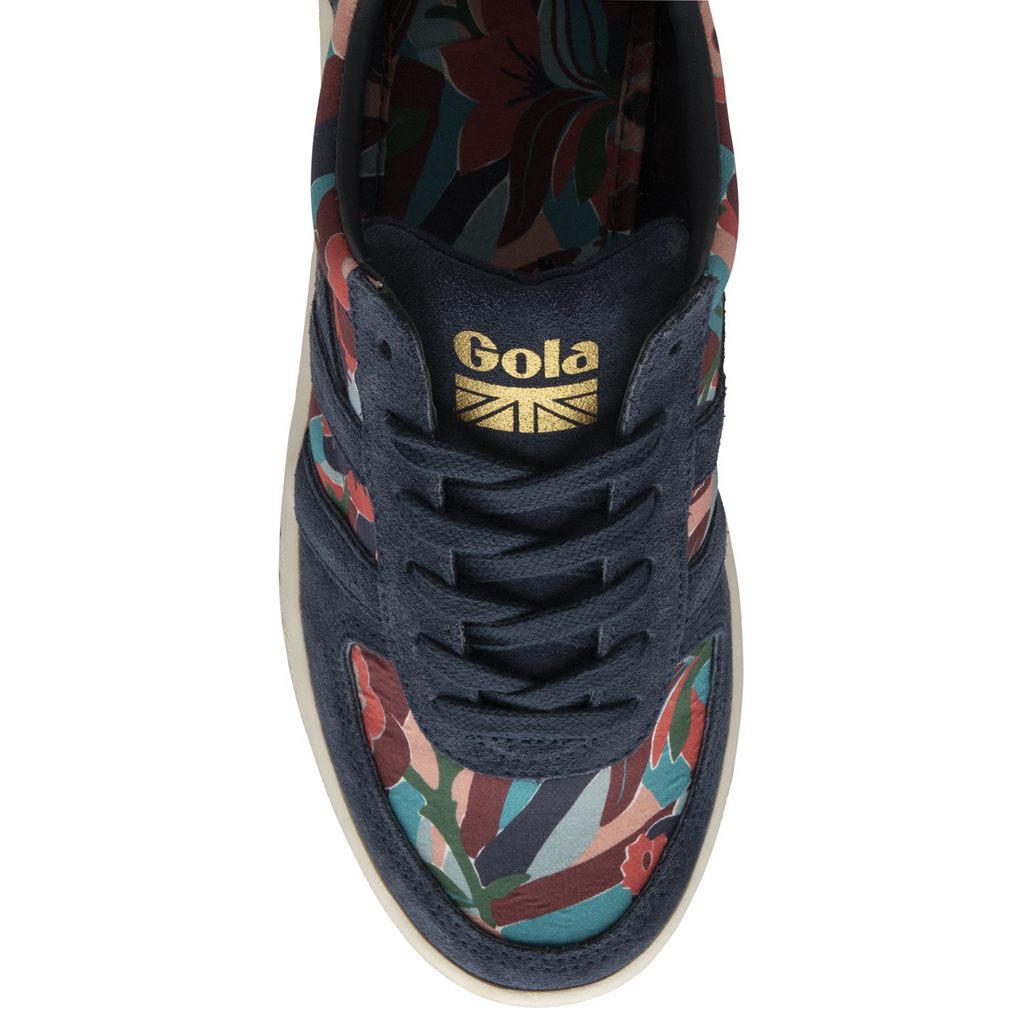 Gola Classics Grandslam LBTY BL Sneakers Granatowe Polska | 2756JGFBN