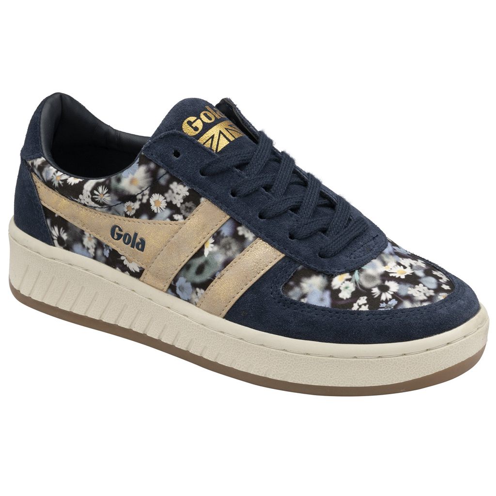 Gola Classics Grandslam LBTY BR Sneakers Granatowe Złote Polska | 6903OMKUE