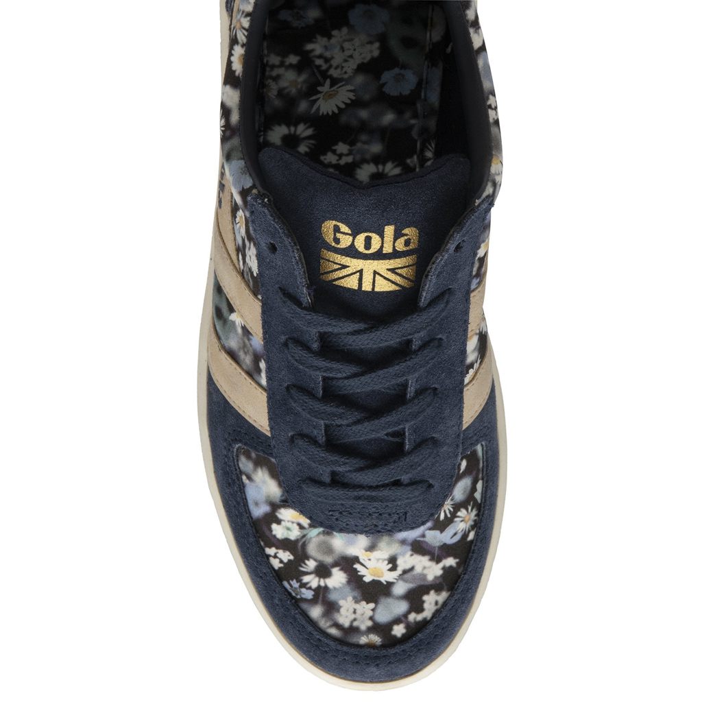 Gola Classics Grandslam LBTY BR Sneakers Granatowe Złote Polska | 6903OMKUE