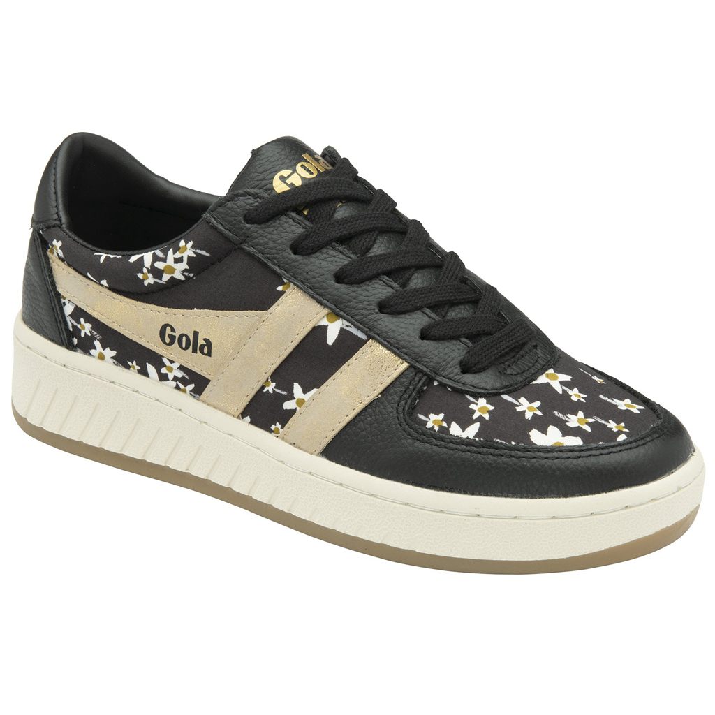 Gola Classics Grandslam LBTY SN Sneakers Czarne Złote Polska | 6473JAOBS