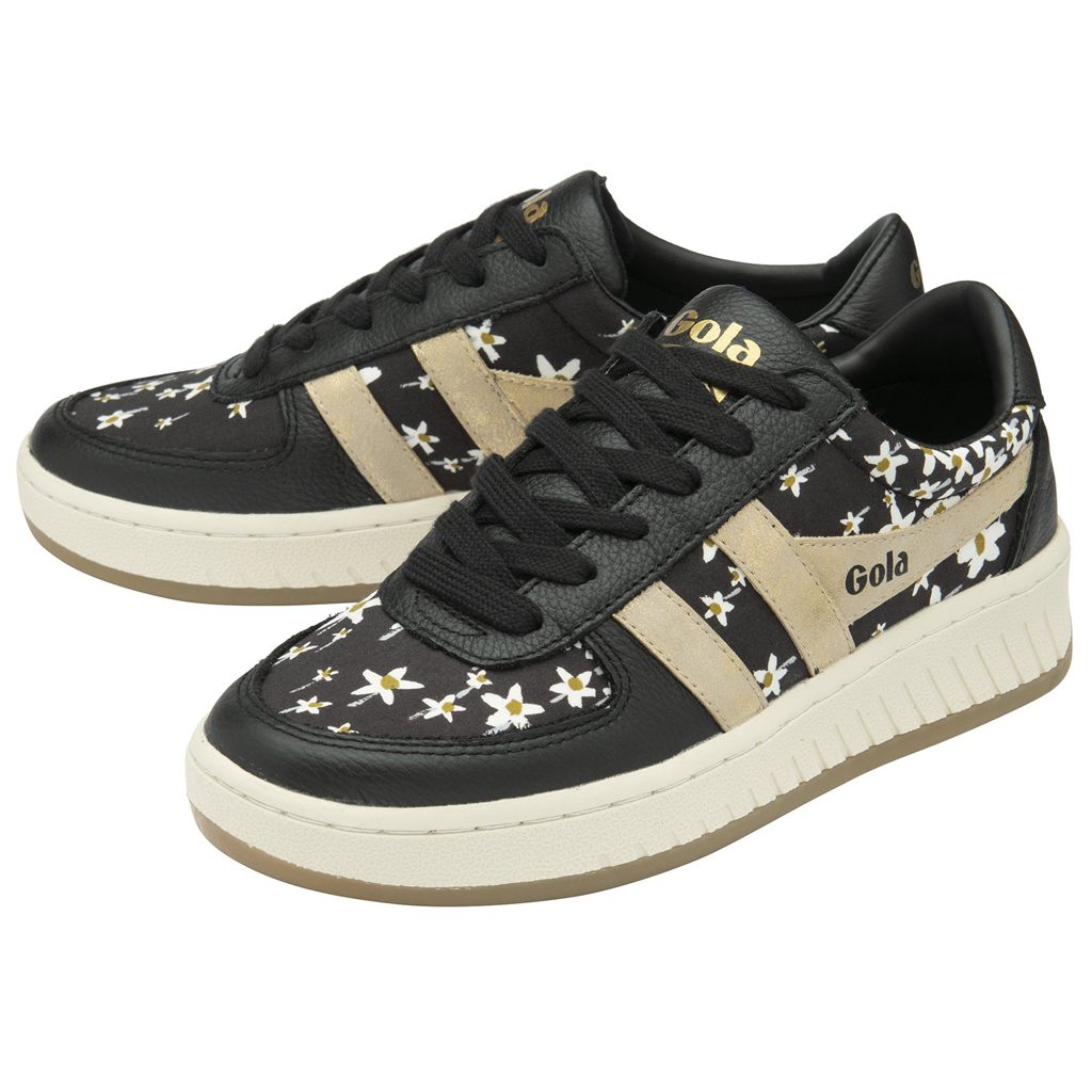 Gola Classics Grandslam LBTY SN Sneakers Czarne Złote Polska | 6473JAOBS