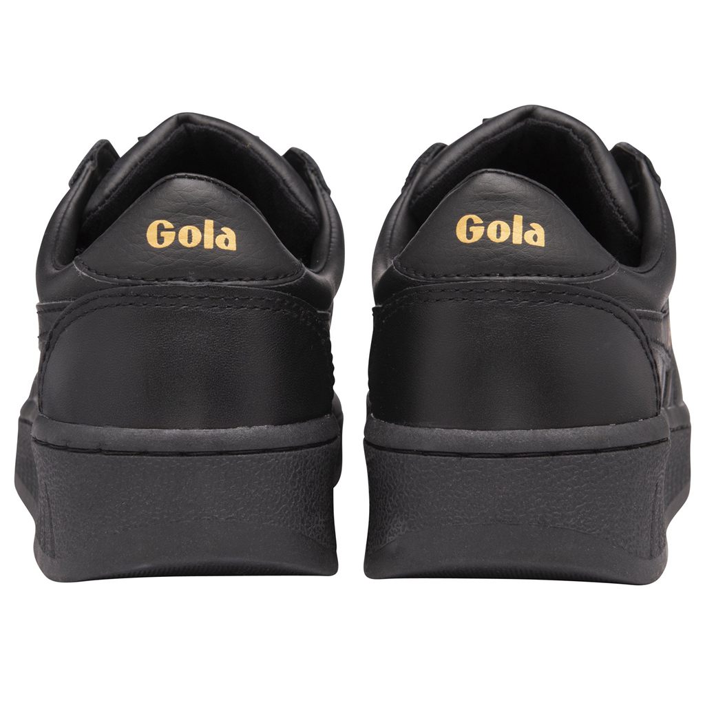 Gola Classics Grandslam Leather Sneakers Czarne Polska | 5714HMLVI
