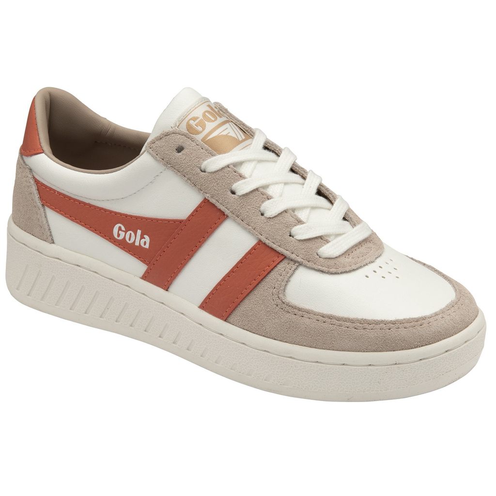 Gola Classics Grandslam Pure Sneakers Białe Koralowe Polska | 3417QPVUM