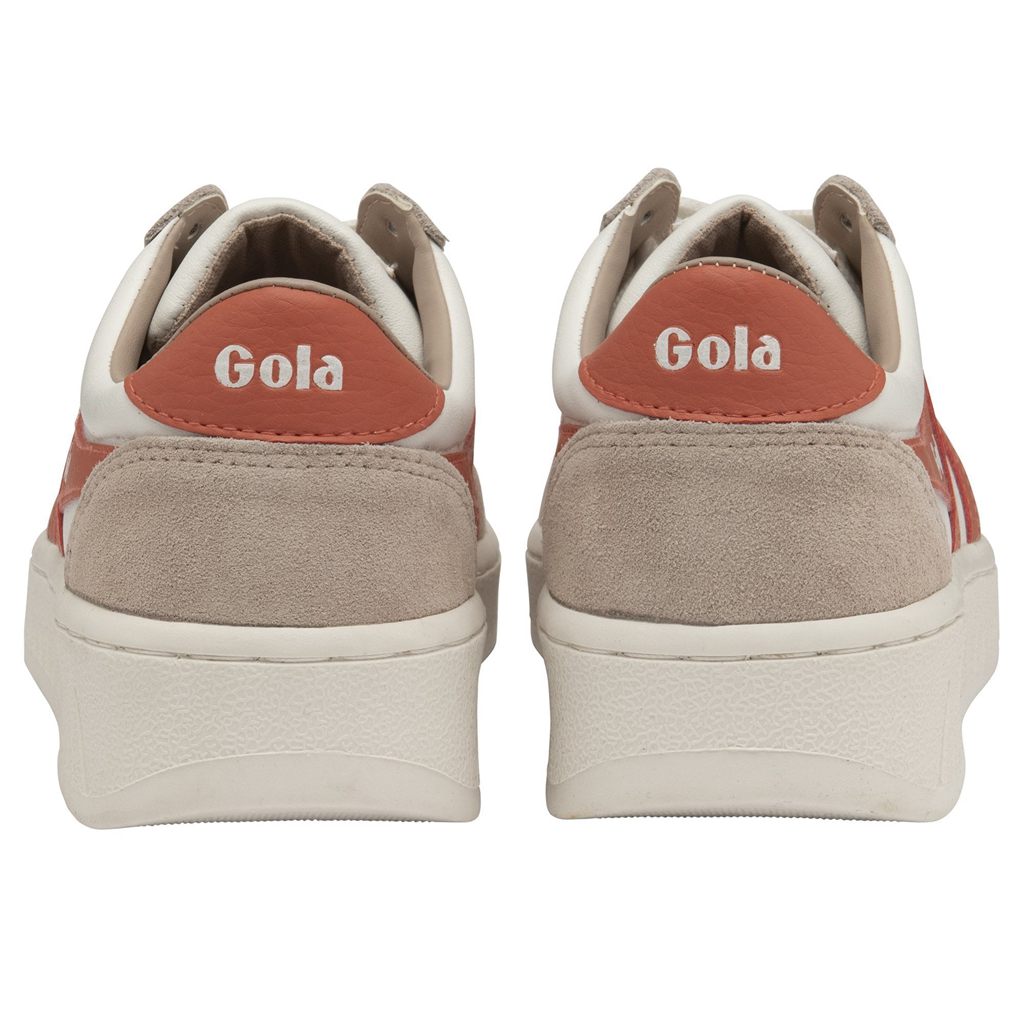 Gola Classics Grandslam Pure Sneakers Białe Koralowe Polska | 3417QPVUM