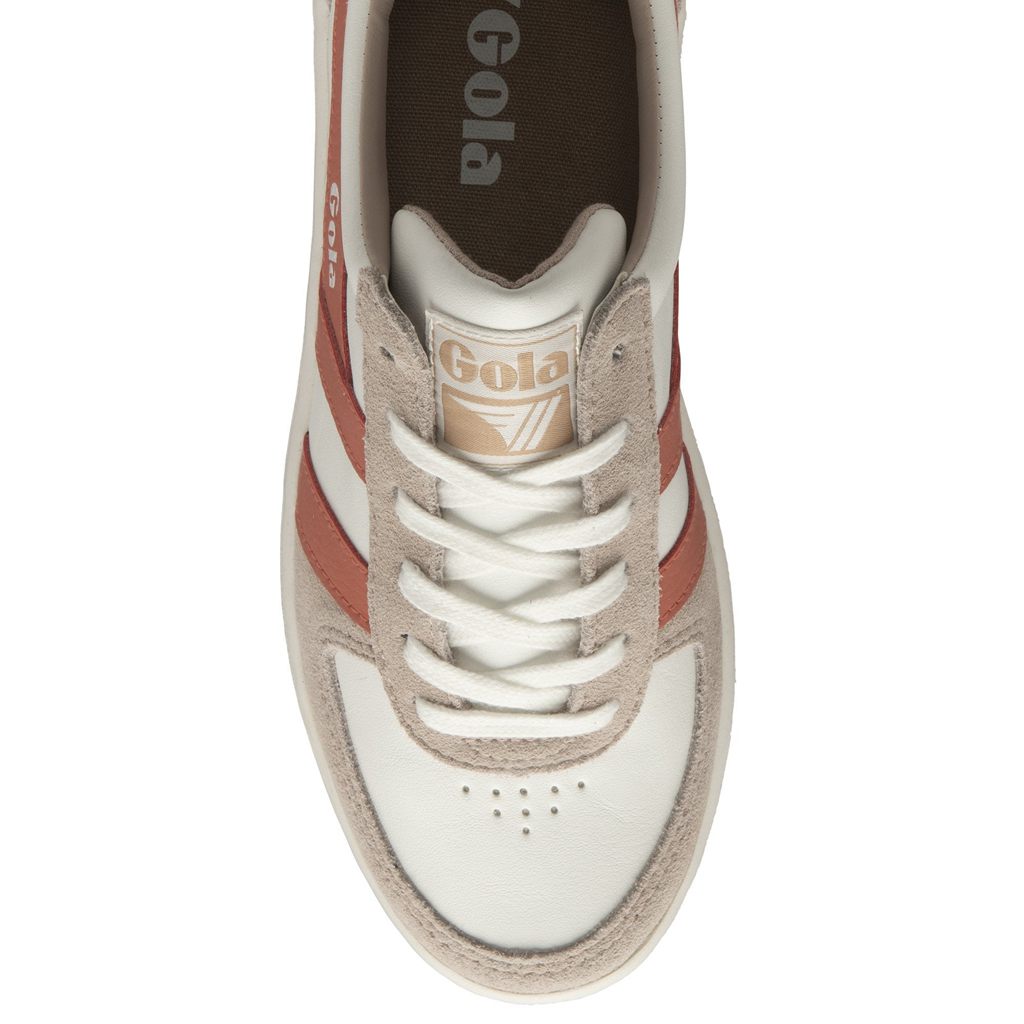 Gola Classics Grandslam Pure Sneakers Białe Koralowe Polska | 3417QPVUM