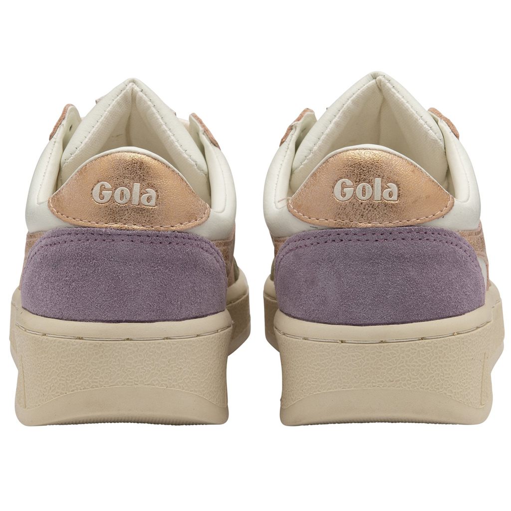 Gola Classics Grandslam Quadrant Sneakers Białe Khaki Różowe Złote Polska | 2169NYRWJ